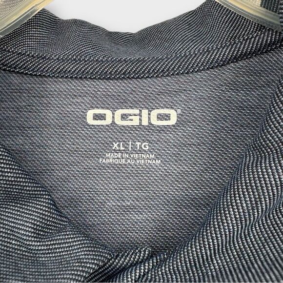OGIO Short Sleeve Polo Shirt with Automobili Rally Patch in Blue Men’s Size XL - Picture 4 of 6